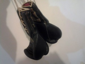 Los extraños objetos que aparecen en la imagen no son los testículos petrificados de un rinoceronte albino, sino un par de guantes de box (nota del editor).