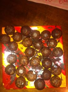 Los bombones que hizo Luis, él solito (bueno, eso dice él).