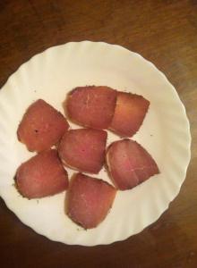 El lomo curado de Luis Arcas.